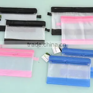 Cute PVC Mesh Pencil Case Bags thumbnail-1