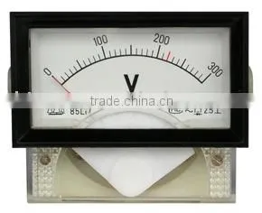 0-300v 65*55mm Panel Meter(Analog Panel Meter, Ammeter,Voltmeter) thumbnail-1