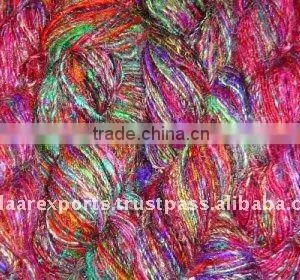 Hand Made Sari Silk Knitting Yarn thumbnail-1