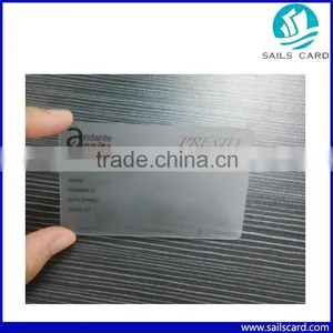 Cr80 Matt Finish Transparent Business Cards thumbnail-3