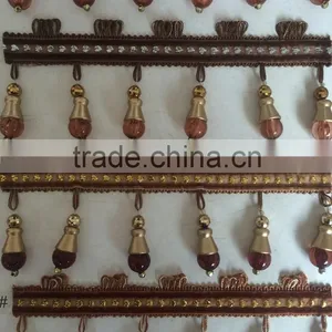 [YZLACE] Tassels Lace Curtains Wholesale 10002 thumbnail-1