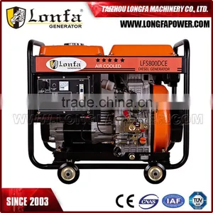 5KW 5.5KVA Air Cooled Electric Start Kama Generator Diesel for Sale Quality Choice thumbnail-3