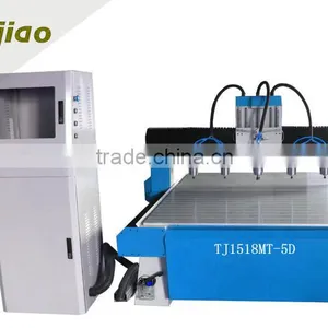 TJ12525 Multi Spindle Cnc Wood Router 2500*2500mm Wood Relief Engraving Cnc Router Chair Legs Making Machie thumbnail-2