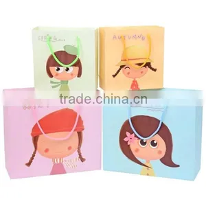 Various Cartoon Girl Figure Gift Paper Bag thumbnail-1