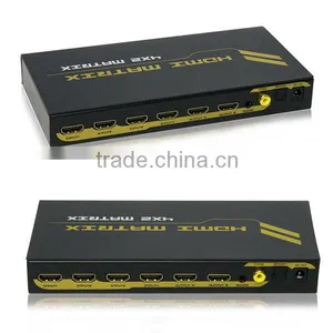HDMI 4X2 Matrix With Adio Output Stereo Toslink Coaxial 1080p thumbnail-3