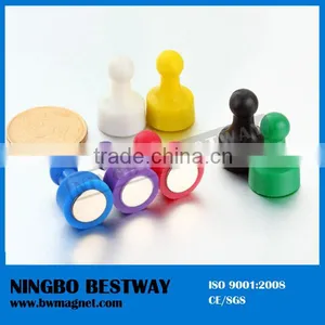 Colorful Plastic Covered Office Pin Magnet thumbnail-1