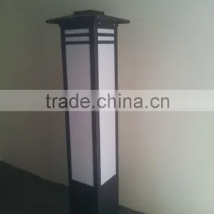 Q17-80202 Outdoor Aluminum Lawn Light Acrylic Diffuser Garden Bollard Light thumbnail-1