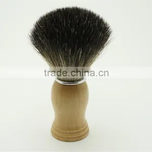 Wooden Beard Brush Free Sample Shaving Brush Badger Hair Knots thumbnail-2