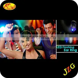 2014 Fashion Earrings Factory Wholesale Led Flashing Earrings for Party Christmas Gift Diamond Stud Earrings thumbnail-6