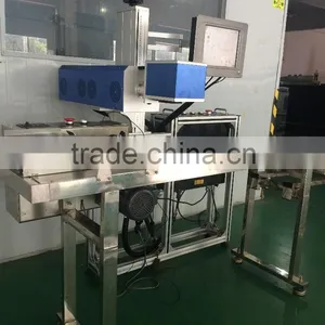 20w Metal Automatic Turntable Laser Marking Machine With CE thumbnail-1