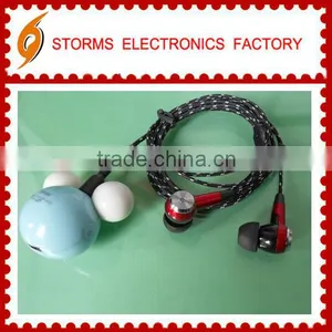Lovely Cartoon Braid Cord Earphone&earbud for Promotion thumbnail-1