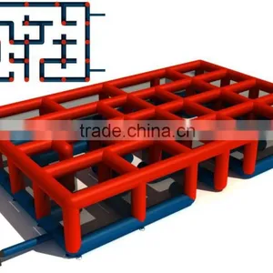 7.5x12x2mH Commercial Grade Giant Inflatable Maze for Sale Inflatable Games thumbnail-1