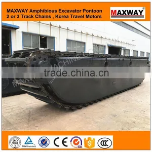 Cheap Swamp Excavator Pontoon , Model: MAX200PU-S thumbnail-1