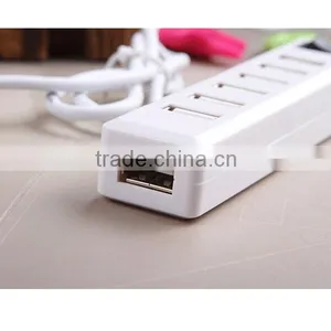 7 Port USB 2.0 Hub High Speed USB Powered Hub Adapter For Desktop PC Laptop Mac Book thumbnail-4