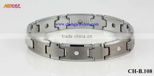 Latest Design Tungsten cz Bracelet,magnetic Tungsten Bracelet Men thumbnail-1