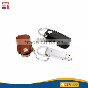 Professional Production Leather Usb Drive thumbnail-1