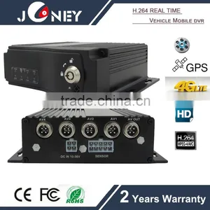 4G GPS MOBILE VEHICLE DVR H.264 BUS VEHICLE DVR WITH SD CARD RECORDING thumbnail-1