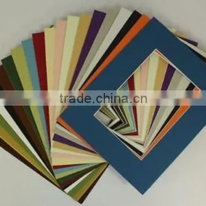 20 MIXED COLORS 8x10 Picture Mats Matting With White Core Bevel Cut for 5x7 Pictures thumbnail-2