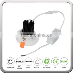 Rotatable 12W LED Downlight Cob Commercial Lighting With 3 Inch 80mm Cuthole thumbnail-2