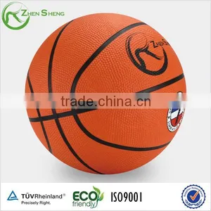 Zhensheng Promotional Full Size Rubber Basketballs thumbnail-1