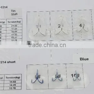 O'shaughnessy Treble Fishing Hook thumbnail-4