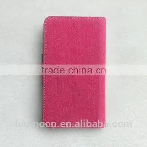 Jeans Style Canvas Leather Diary Phone Universal Case thumbnail-4