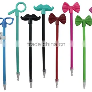 Yes Novelty Plastic Fancy Pen/moustache/lips/glasses Shape Ball-point Pen thumbnail-1