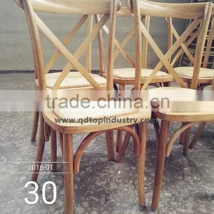 Beech Wood Crossback Chair thumbnail-5