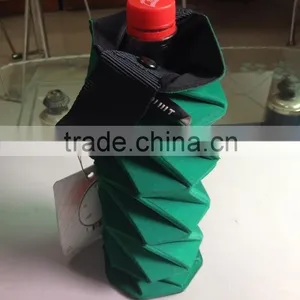 Green Color EVA Portable Foldbable Bottle Packing Box Case thumbnail-1