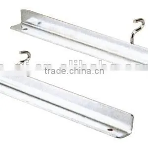 Home Use Creative Style Chrome Hook Slatwall Shelf Bracket for Wooden Board G2 thumbnail-1