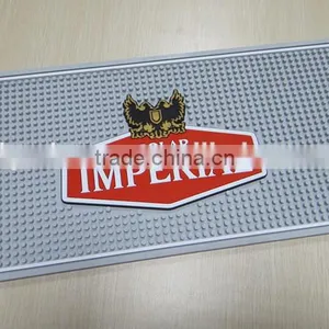 Anti-slip Soft Silicone Pvc Rubber Custom Bar Mat thumbnail-3