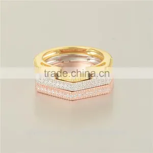 New Design Latest Gold Designs Cheap Lucky Stone Finger Ring thumbnail-2