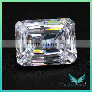Wholesale Artificial Zircon Gems Stone White Pagode Cushion Cut Loose Cubic Zirconia Price thumbnail-1
