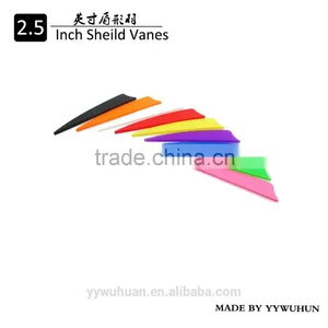 2.5inch Shield Arrow Vane, Fletching With Different Colors of Arrow Vanes thumbnail-1