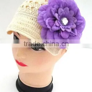 Multi Colors Crochet Hat,toddler Newsboy Hat thumbnail-1