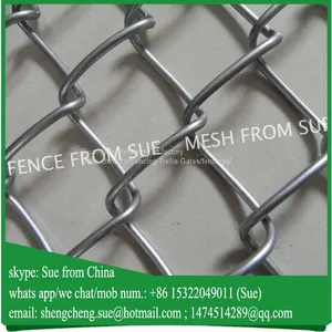 Made in China Galvanized Chain Link fence Photos and Prices thumbnail-1