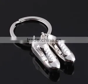 Wholesale Slippers Metal Key Chains/ Slippers Shape Metal Key Rings on Sale/Football Shoes Key Chains/Soccer Shoe Key Rings thumbnail-5