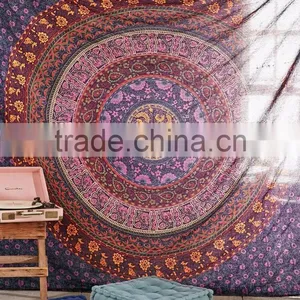 Home Decor Wall Hanging Tapestries Cloth Fabric Ombre Indian Mandala Tapestry thumbnail-2