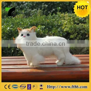 Handmade Voice Fabric Cute Cat Plush Pussy Toy thumbnail-3
