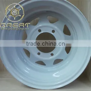 Steel Material of White Trailer Wheels thumbnail-4