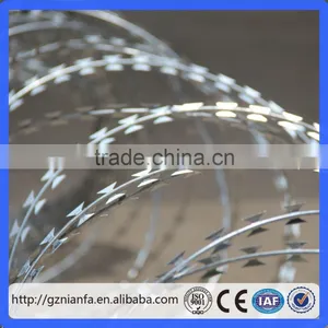 450mm Coil Diameter Concertina Razor Barbed Wire(Guangzhou Factory) thumbnail-1