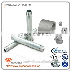 Screw in Nipple Cup Malleable Iron Pipe Fitting thumbnail-5
