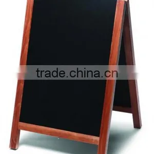 Wooden a Frame Folding Floor Stand Chalkboard thumbnail-2