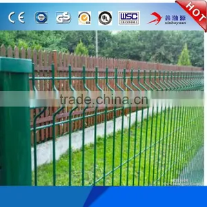 Factory Cheap Price 3d Fence Panel/ Welded Wire Mesh Peach Square Round Post Triangle Bending Fence Netting thumbnail-2