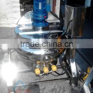 Stainless Steel Steam Heating Jacketed Jam and Dessert Cooker With Mixer thumbnail-2