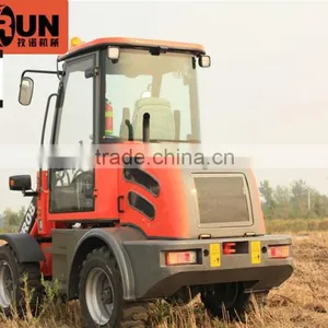 Everun ER08 Hydraulic Driving Small Wheel Loader 800KG Loading Capacity With Standard Bucket thumbnail-3