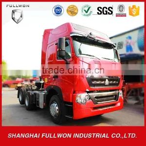 SINOTRUK HOWO T7H 6X4 430HP Euro3 RHD MAN Diesel Tractor Head Truck thumbnail-2