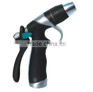 Transparent Hose Nozzle ZINC Alloy Plastic Spray Gun Car Wash W/adjustable Brass Tip thumbnail-1