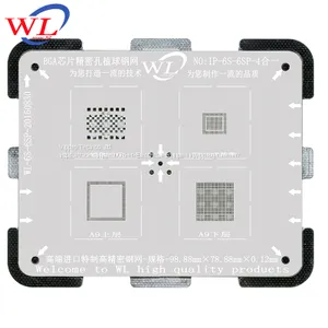 Шаблон трафарета для повторной заливки шаров WL BGA для iphone 5/5C/5S/6/6P/6s/7. Трафареты для повторной работы с BGA thumbnail-1