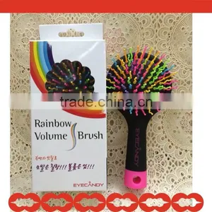 Fancy Rainbow Hair Dressing Massage Comb Hair Magic Comb Brush thumbnail-1